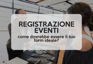 Registrazione eventi